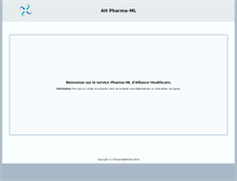 Tablet Screenshot of pml.alliance-healthcare.fr