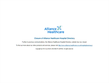 Tablet Screenshot of hd.alliance-healthcare.co.uk